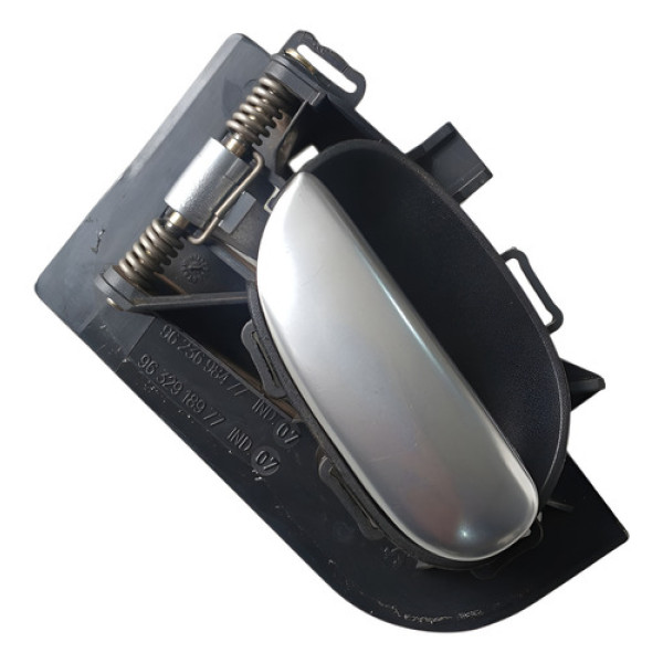 Maçaneta Interna Dianteira Esquerda Peugeot 206 2007 Preto Dianteira
