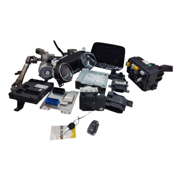 Kit Cód Módulo Chaves Painel Mídia Gm Onix Plus Turbo 2021