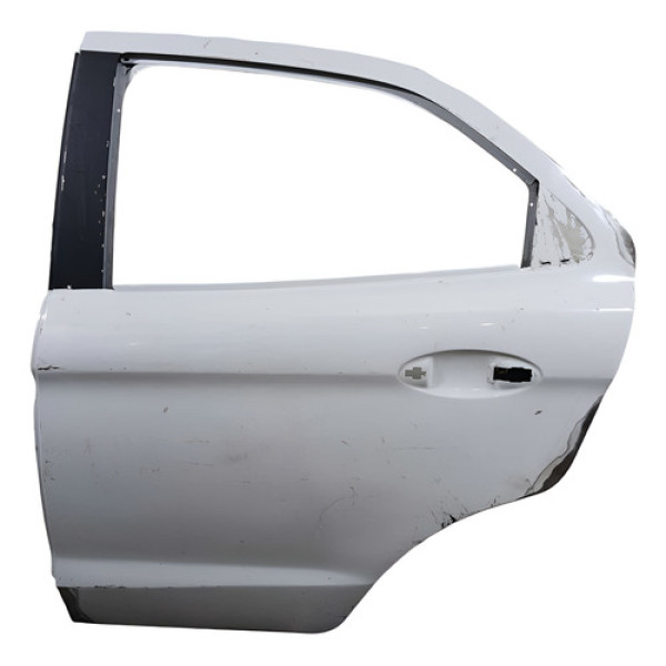 Porta Traseira Esq Recuperada Ford Ka 2018 Branco Traseira Esquerda