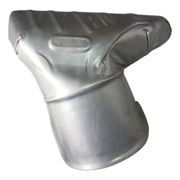 Defletor Calor Escapamento Fiat Uno Palio 08/18 Cinza - Cinza