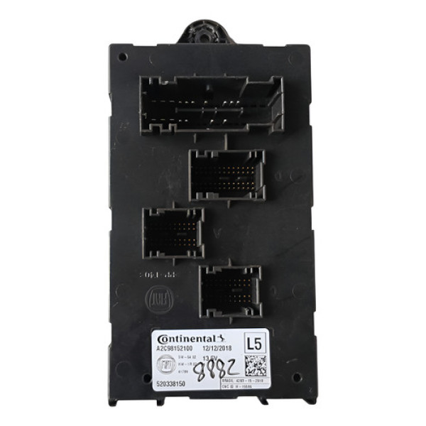 Módulo Conforto Fiat Uno Atractive 2015/2021 Preto Preto