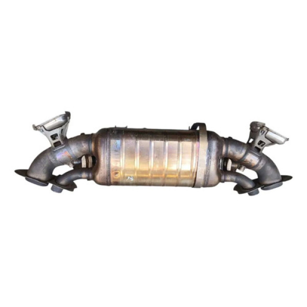 Abafador Traseiro Escapamento Porsche 911 992 2020/2024 Cinza