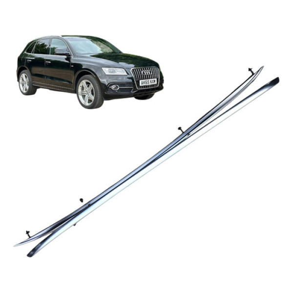 Par Rack Teto Audi Q5 2015 Cinza Cinza