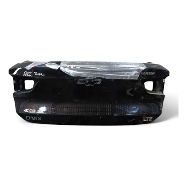 Tampa Traseira Recuperavel Gm Onix Sedan Plus 2020 2021  [02 Preto