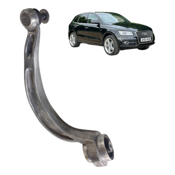 Braço Curvo Dianteiro Direito Suspensão Audi Q5 2015 Cinza Cinza