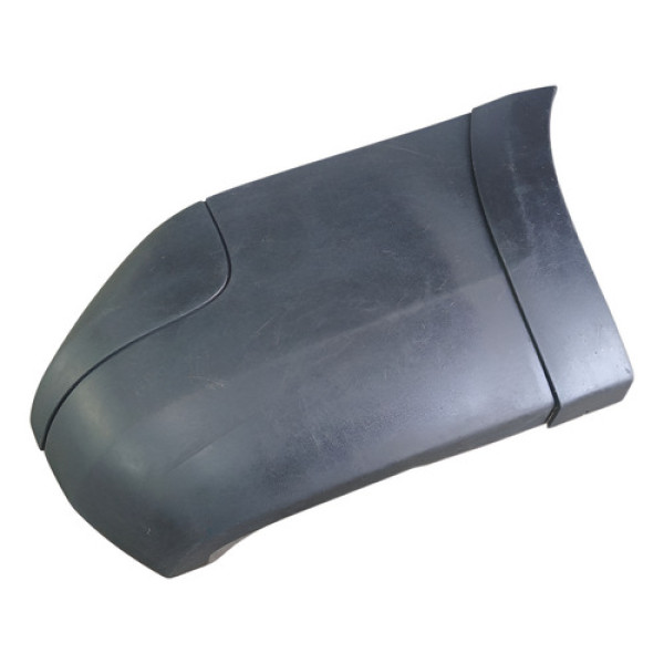 Polaina Direita Parachoque Traseiro Saveiro G5 09/13 Preto Preto