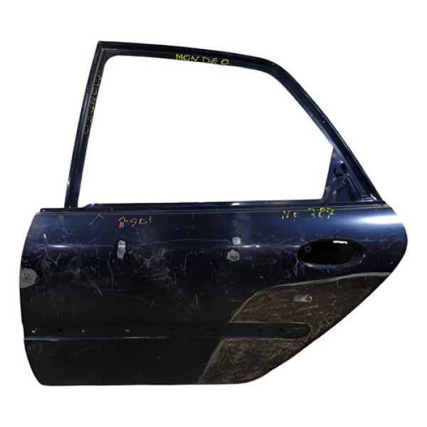 Porta Traseira Esquerda Recuperada Ford Mondeo  1998/2000 Traseira Esquerda Azul