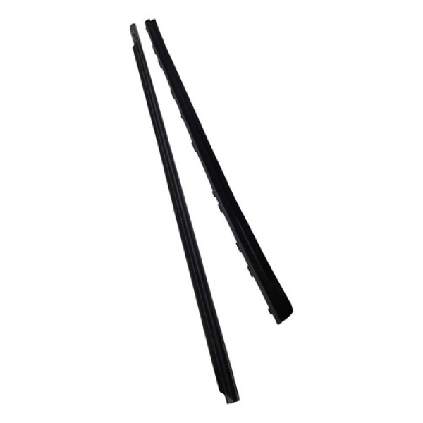 Kit Pestana Porta Dianteira Direita Gm Onix Plus 2021 Preto