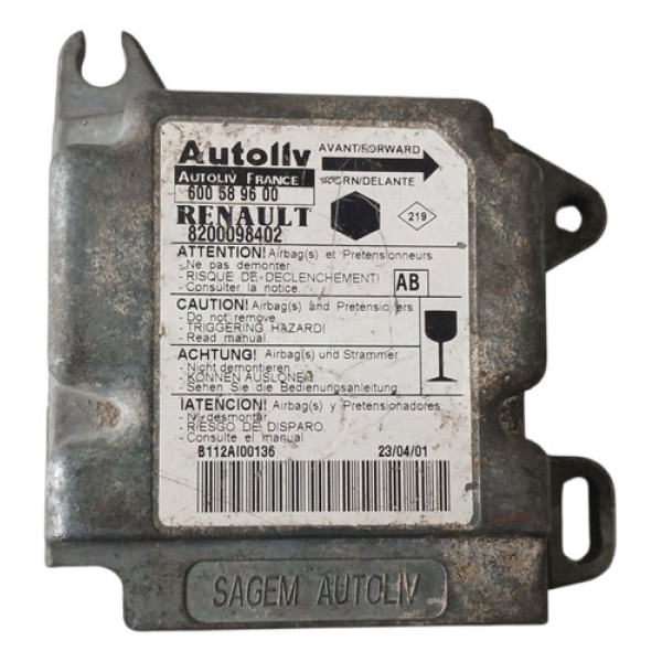 Módulo Central Renault Kangoo 2000/2008 Cinza