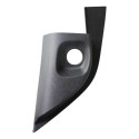 Moldura Interna Retrovisor Manual L.d Gm Onix Prisma 13/16 Cinza-escuro