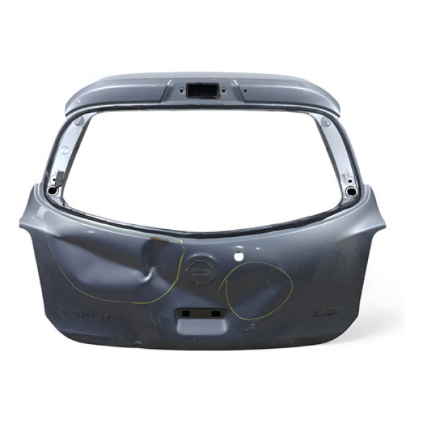 Tampa Traseira Recuperavel March 2015/2020 - Cinza