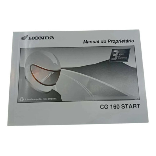 Manual Do Proprietário Honda Cg 160 Start