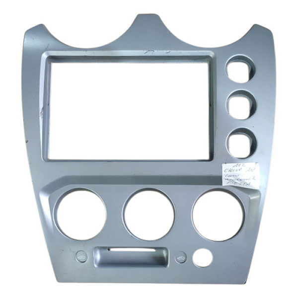 Moldura Central Multimídia Ford Fiesta 2009/20014 Cinza