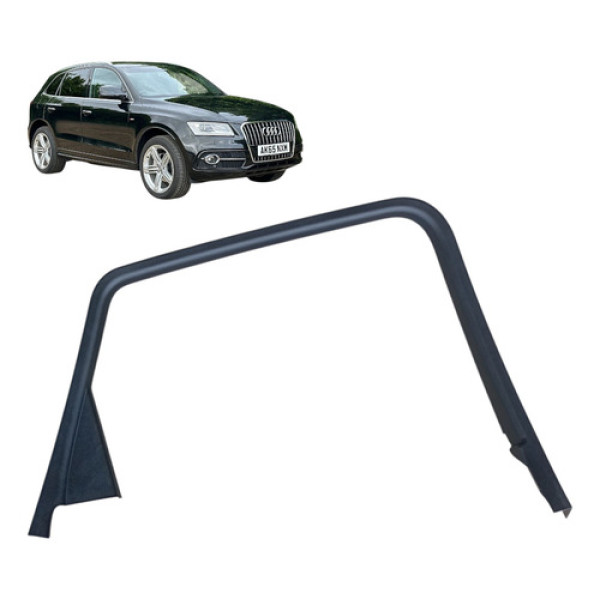 Moldura Interna Porta Traseira Esquerda Audi Q5 2015 Preto
