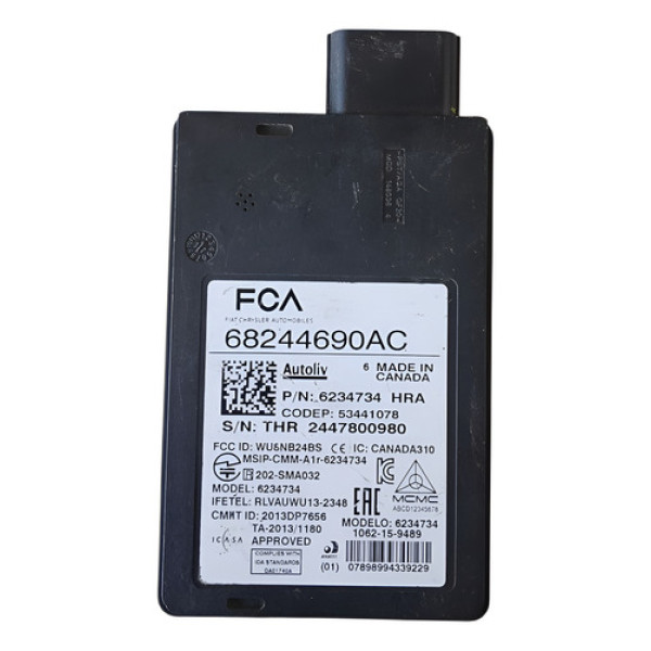 Módulo Sensor Radar Jeep Compass 2016/2020 Preto - Preto