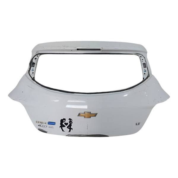 Tampa Traseira Chevrolet Onix Lt Original ( Recuperada) Branco