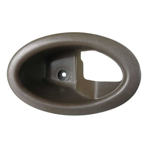 Moldura Maçaneta Interna Tras Esq Ford Fiesta 1996/1998 Marrom-escuro Traseira