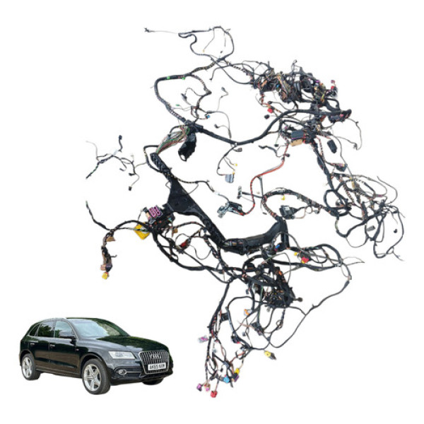 Chicote Completo Carroceria Audi Q5 2.0 Tfsi 2015 Preto Preto