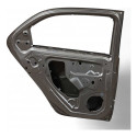 Porta Traseira Esquerda Cobalt  2013/23 Recuperavel Traseira Esquerda Prateado