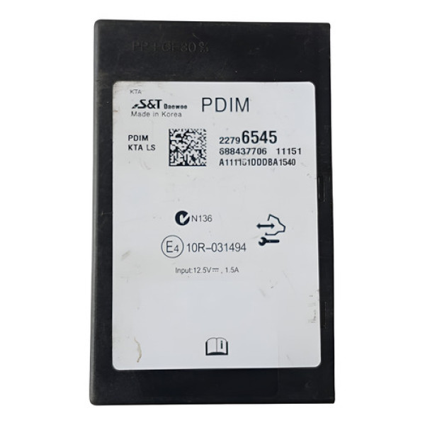 Módulo Interface Radio Chevrolet Cruze 2013/2015 Preto