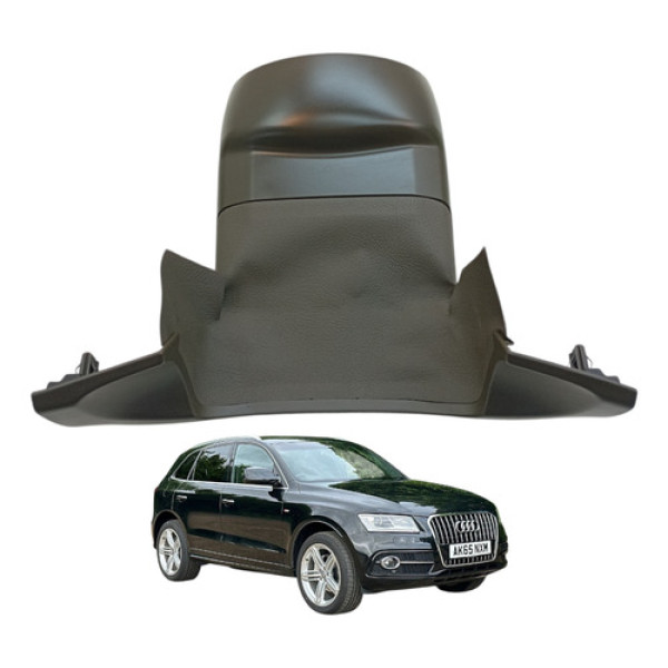 Acabamento Superior Coluna Direção Audi Q5 2015  Marrom-escuro