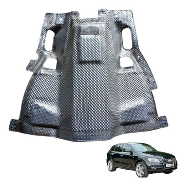 Defletor Calor Inferior Audi Q5 2015 Cinza Cinza