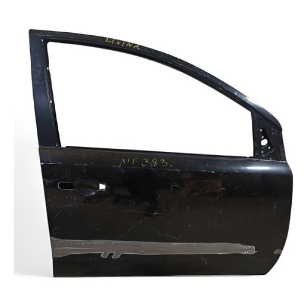 Porta Dianteira Direita Recuperada Livina  2009/2013 Preto Direita Dianteira