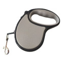 Guia Retrátil Para Pet Ate 25kg 5 Metros Cinza