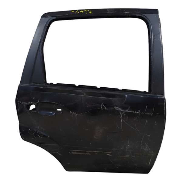 Porta Traseira Direita Recuperavel  Fiesta 2003/2011 Preto Direita Traseira