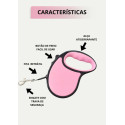 Guia Retrátil Para Pet Ate 25kg 5 Metros Rosa-claro