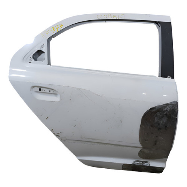 Porta Traseira Direita Recuperada  Cobalt  2013  Chevrolet Traseira Direita Branco