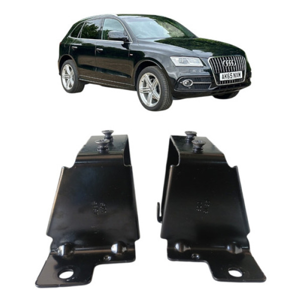 Par Suporte Acabamento Bagagem Audi Q5 2015 Preto Preto
