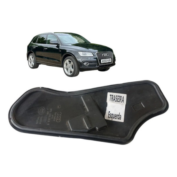 Acabamento Porta Traseira Esquerda Audi Q5 2015 Preto Preto