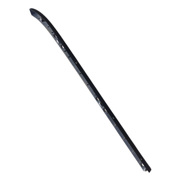 Moldura Esquerda Caçamba Chevrolet Montana 2013 Preto Preto