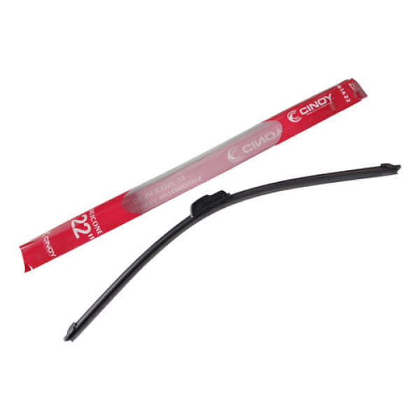 Palheta Automotiva De Silicone Universal 22 Cinoy Preto