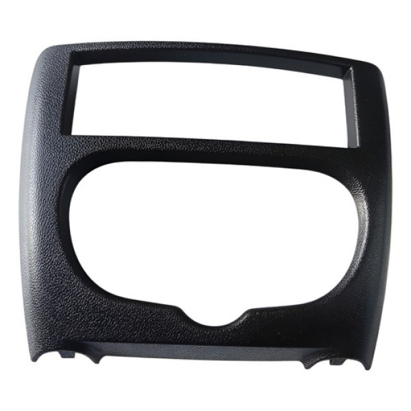 Moldura Painel Central Peugeot 207 2007/2012 Cinza-escuro