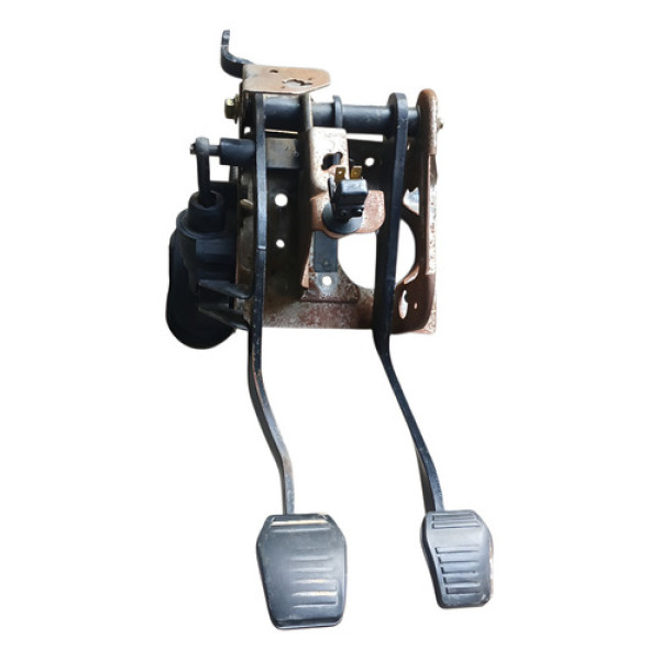 Pedaleira Freio Embreagem Ford Fiesta 2004 - Preto