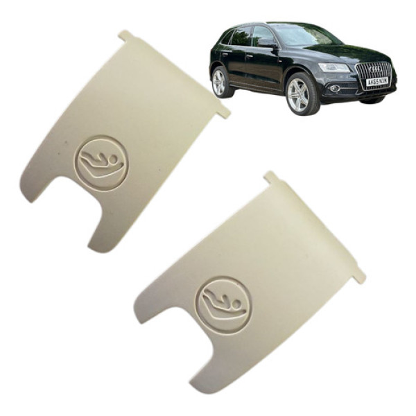 Par Capa Gancho Isofix Assento Traseiro Audi Q5 2015  Bege