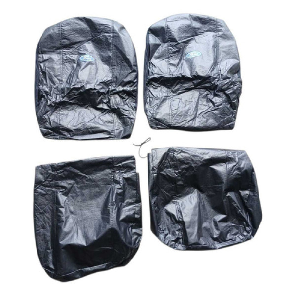 Jogo De Capas Banco Automotivo Carro Couro Impermeável Ford Preto