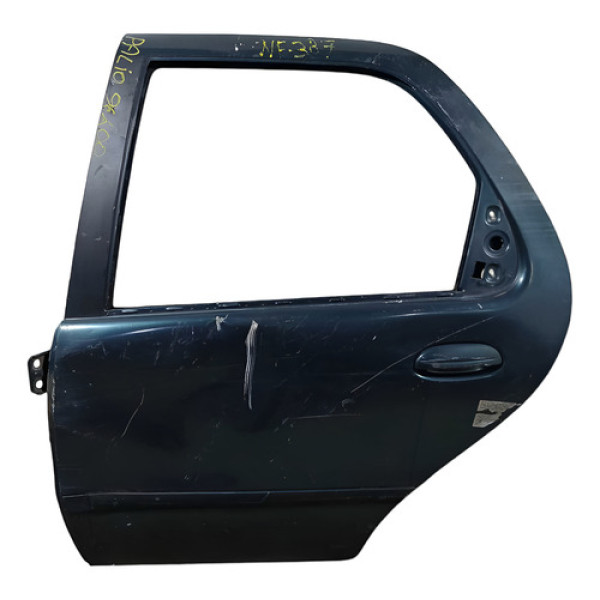 Porta Traseira Esquerda  Recuperavel Palio 1996/2000 - Traseira - Esquerdo - Axul Marinho