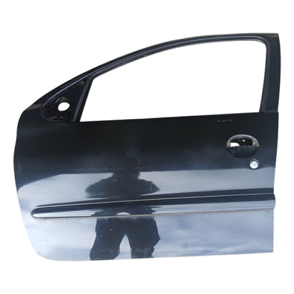 Porta Dianteira Esquerda Peugeot 206 2007 Dianteira Esquerdo Preto