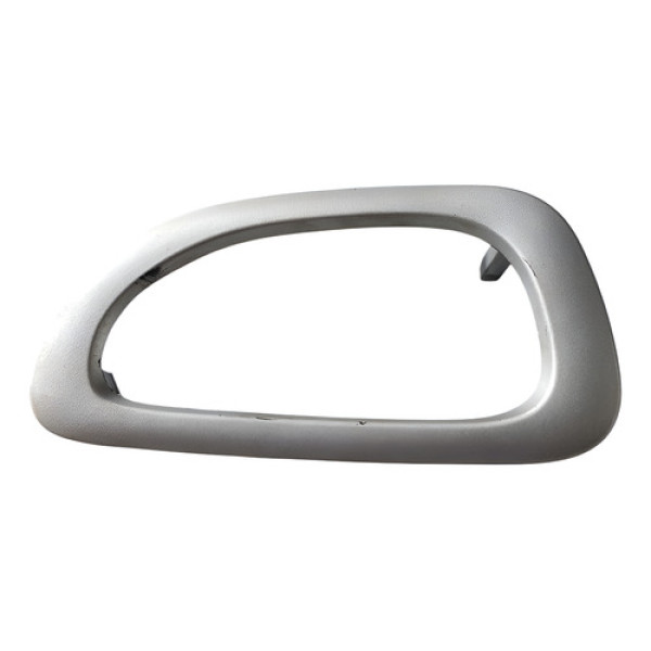 Moldura Maçaneta Interna Dianteira Direita Peugeot 307 2011 Cinza Dianteira