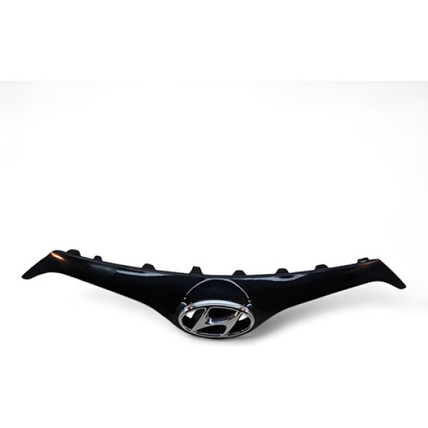 Grade Dianteira Radiador Hb20 Com Emblema 12 / 15 C Detalhe Fosco