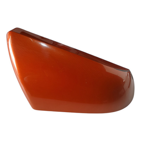 Capa Retrovisor L.d Chevrolet Onix Prisma 12/17 C/detalhes Laranja-escuro