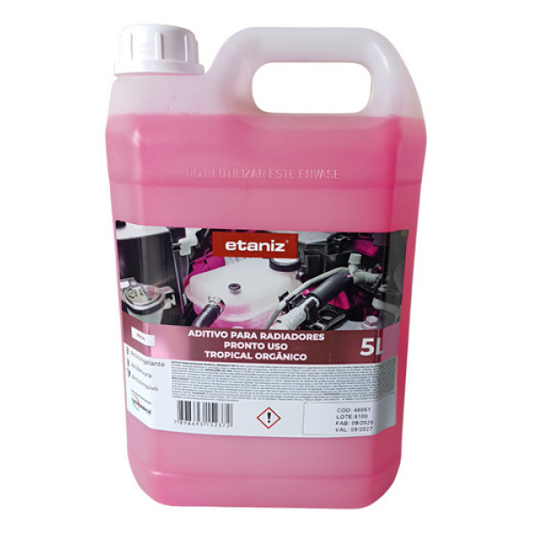 Aditivo Radiador Original Concentrado Organico 5l Etaniz