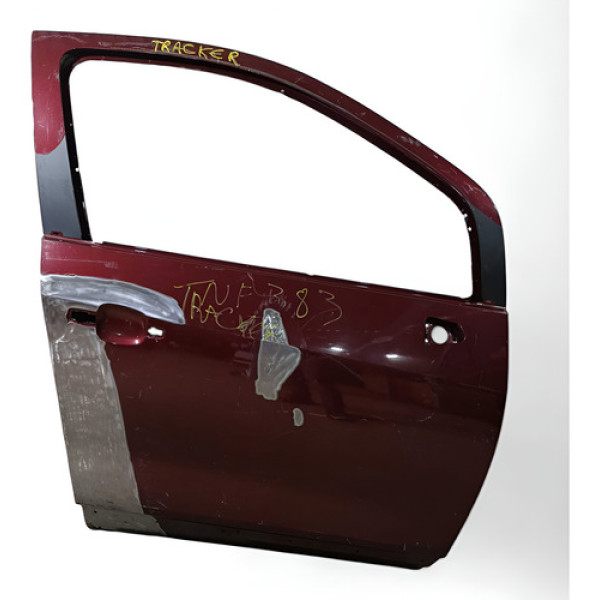 Porta Dianteira Direita  Recuperada Tracker 2016 Chevrolet Dianteira Direito Vermelho