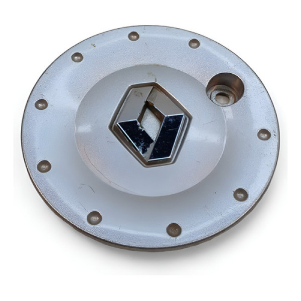 Calota Central Roda Renault Clio 05/16 8200453179 C/detalhe* Prateado