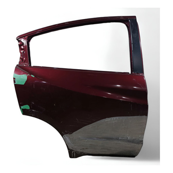 Porta Traseira Direita  Recuperada Honda Hrv 2016 - 19 Traseira Direito Vermelho