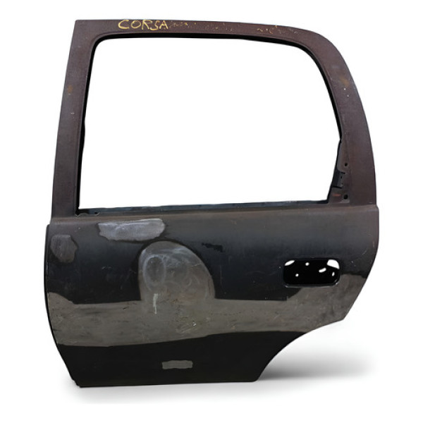 Porta Traseira Esquerda Recuperada Corsa 2001/.... Traseira Esuqerda Preto