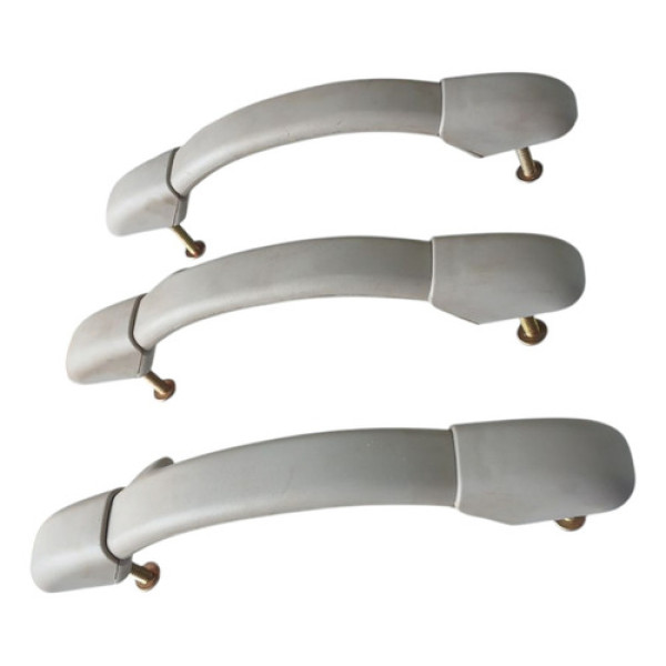 Kit 3 Puxador Alça Teto Peugeot 307 2011